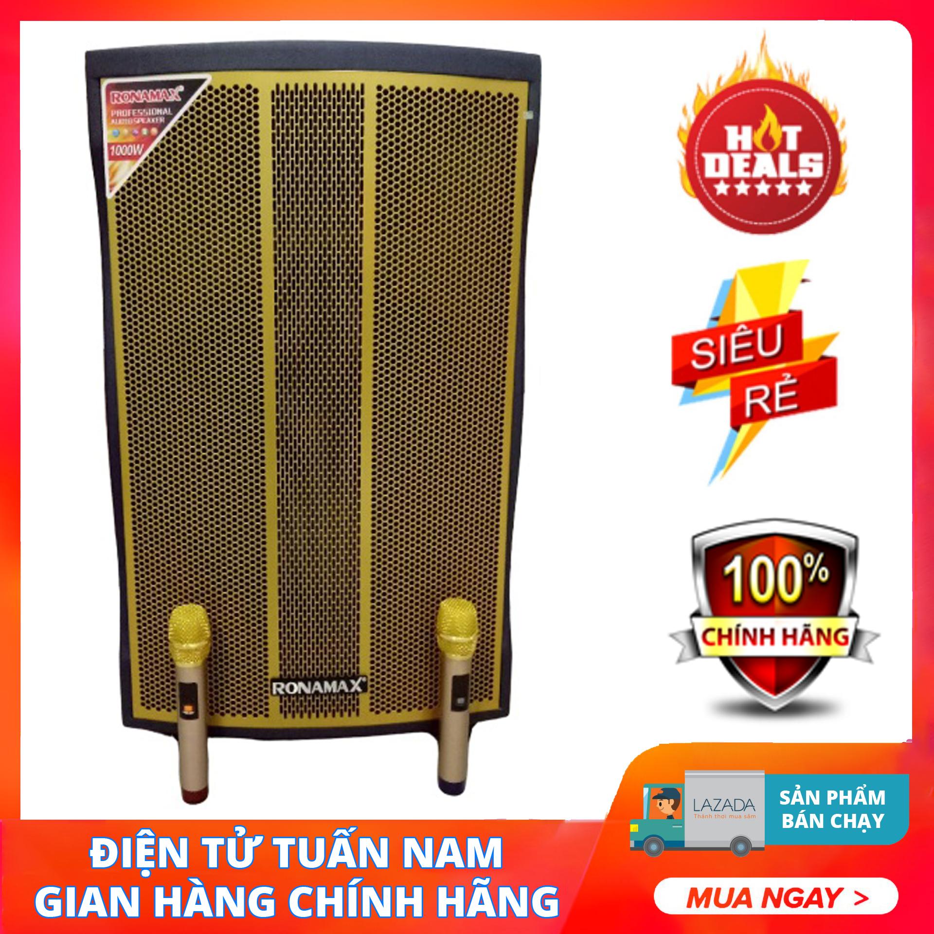 Loa kẹo kéo karaoke bluetooth Ronamax MF18