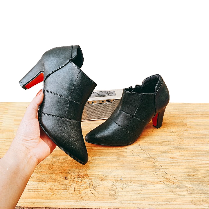 Giày Boot Nữ Cổ Thấp Rosata RO27