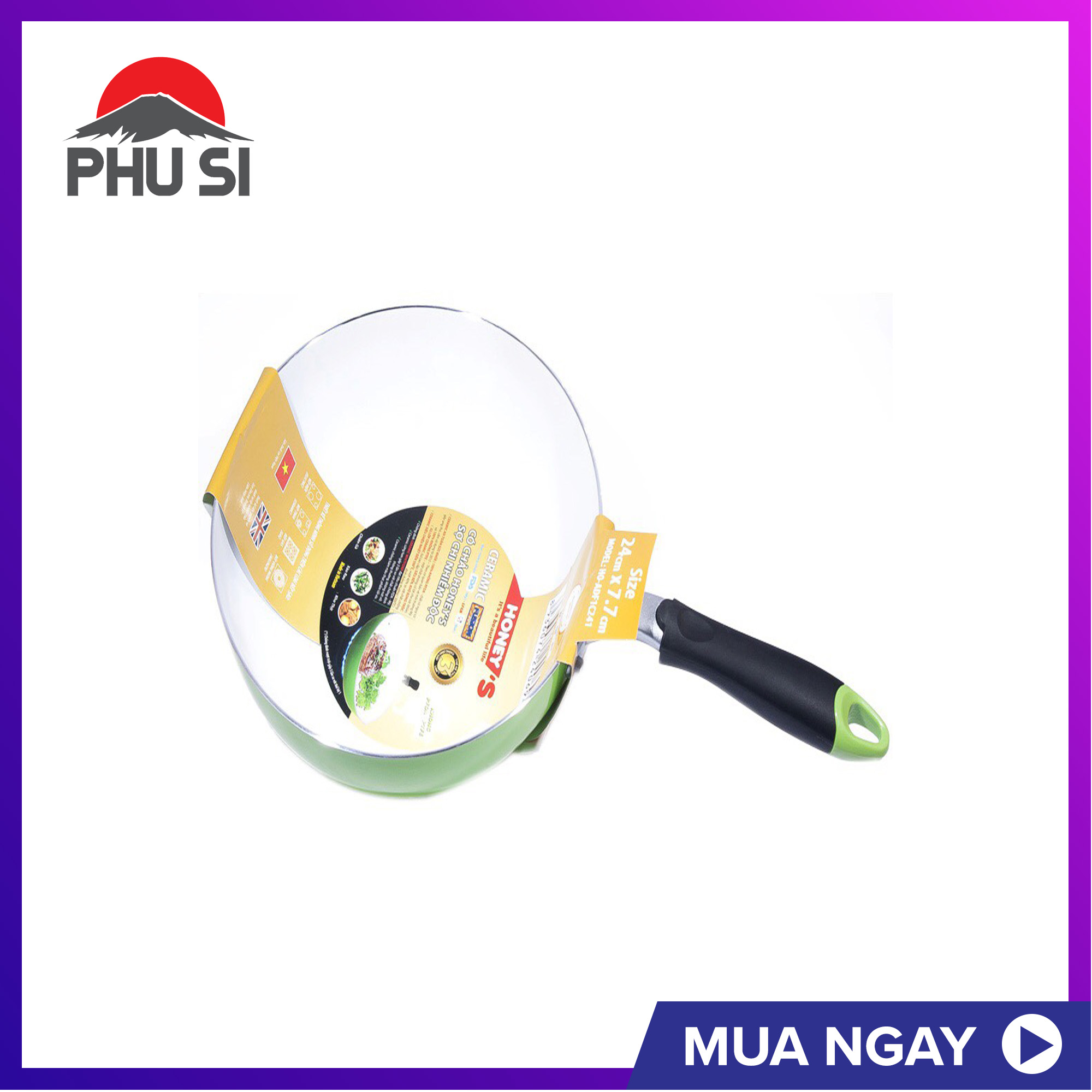 Chảo sâu ceramic Honey's HO-ADF1C261 26cm