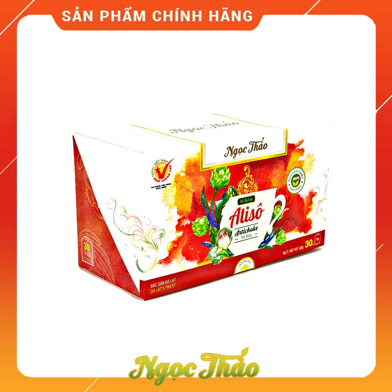 Hộp trà Atiso Ngọc Thảo 30 túi