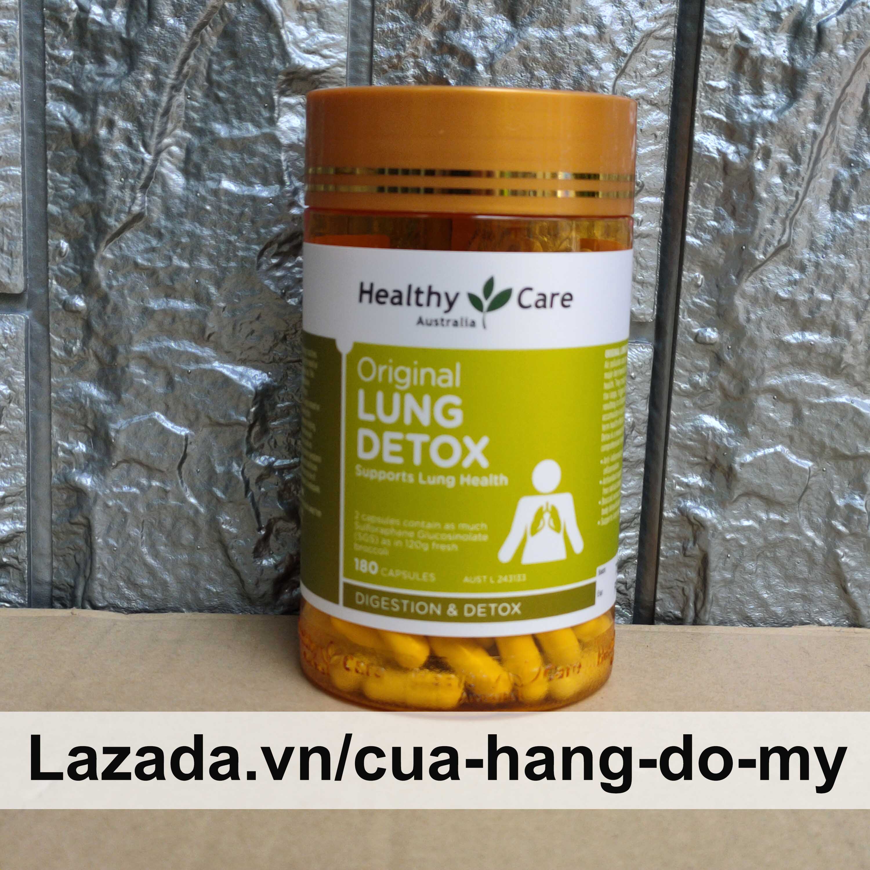 Viên Uống Thải Độc Phổi Healthy Care Original Lung Detox
