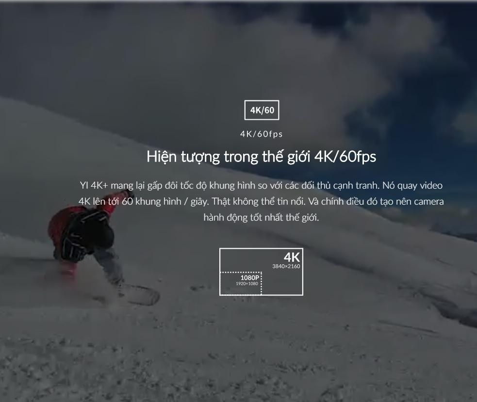 Camera hành động Xiaomi YI 4K Plus