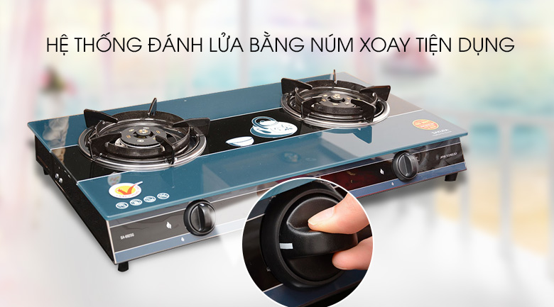 Bếp gas Sakura SA-692SG đôi