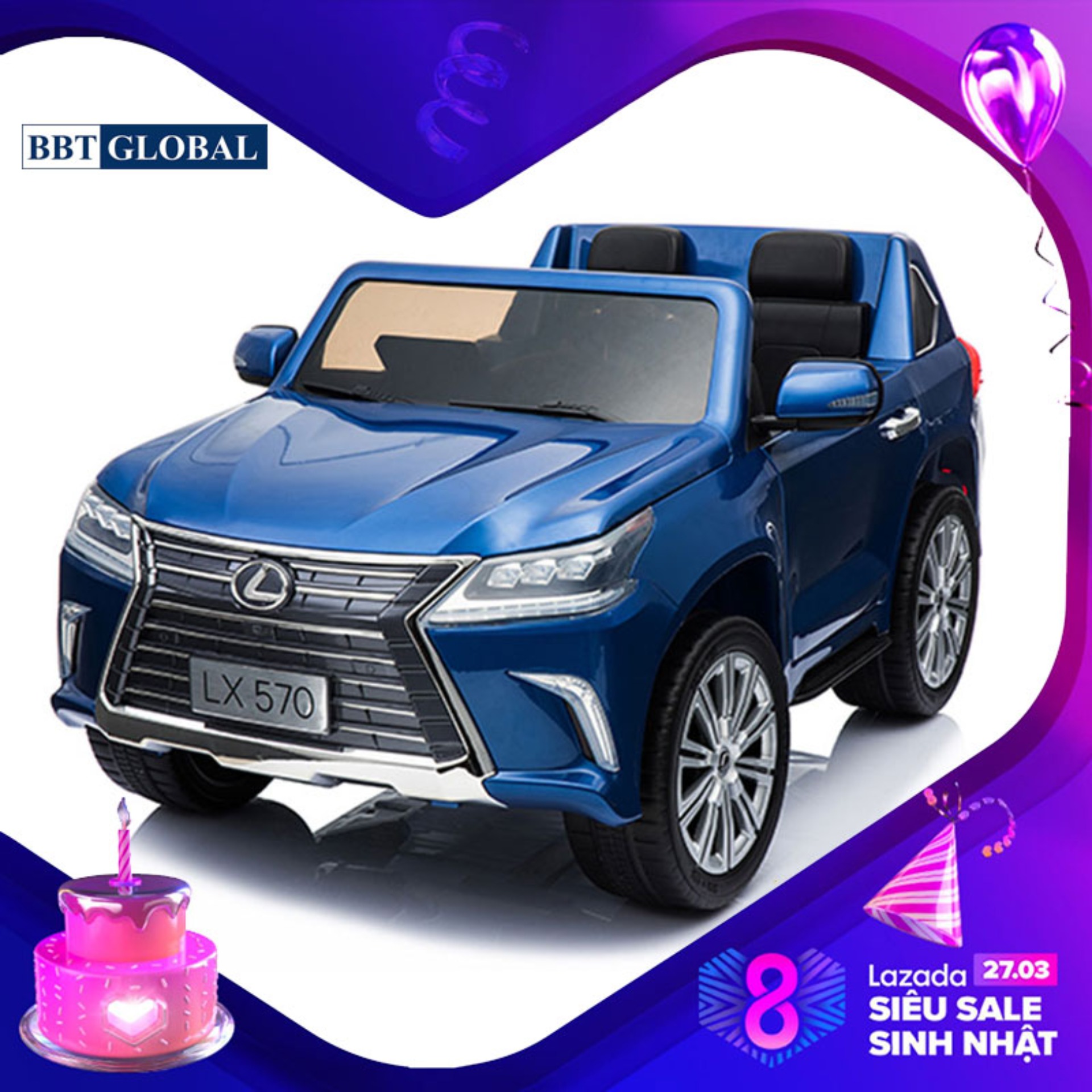 Xe oto điện trẻ em Lexus LX-570
