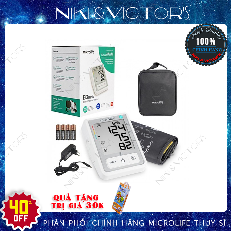 Máy Đo Huyết Áp Microlife B3 Basic