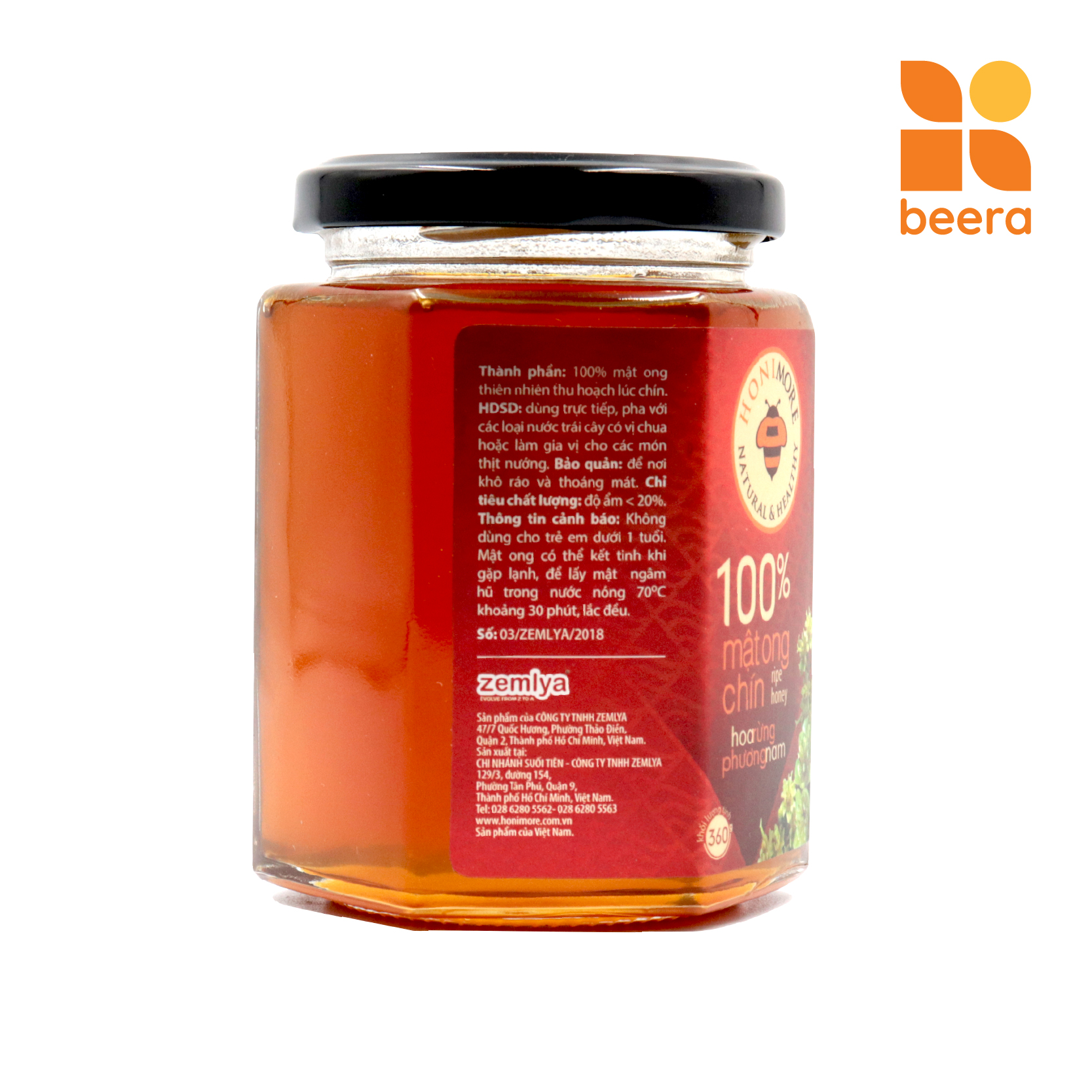 Mật ong Hoa Phương Nam 360g