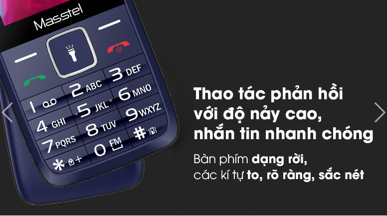 Điện thoại Masstel iZi 200