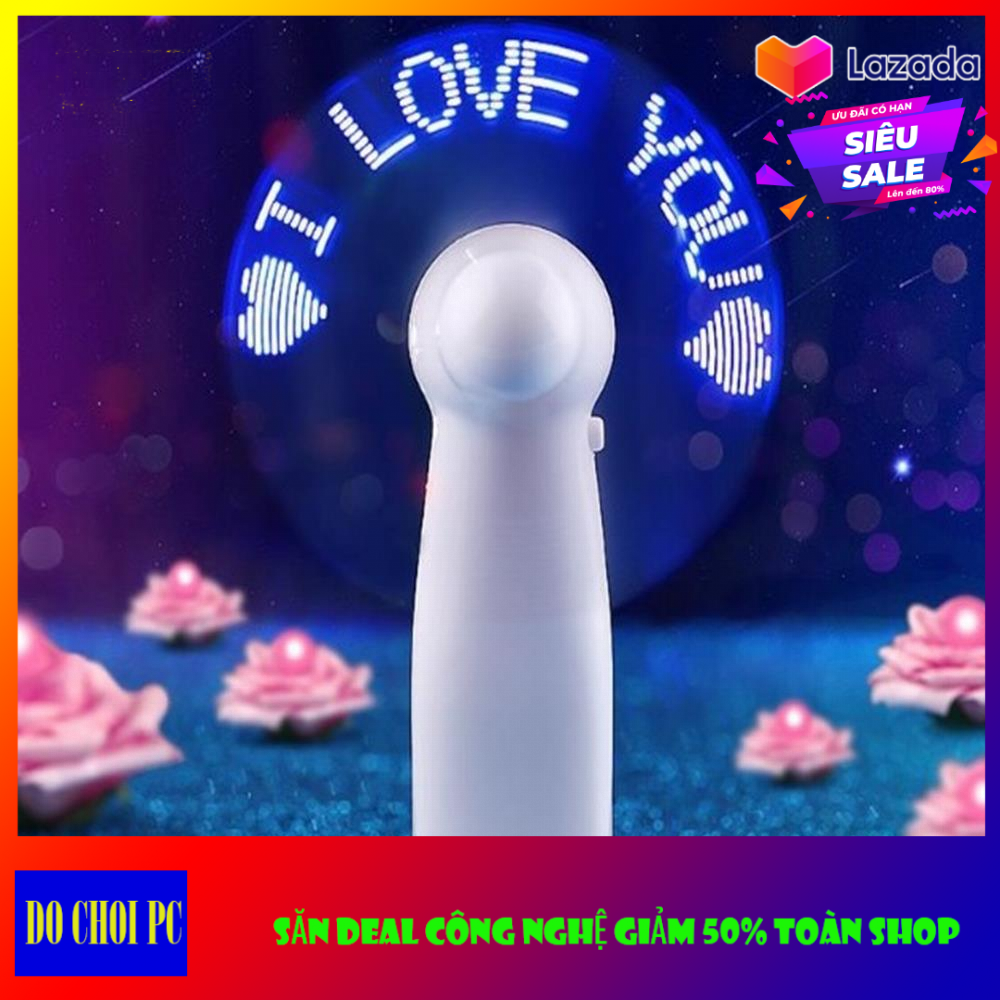 QUẠT CỔNG USB CHỮ I LOVE YOU