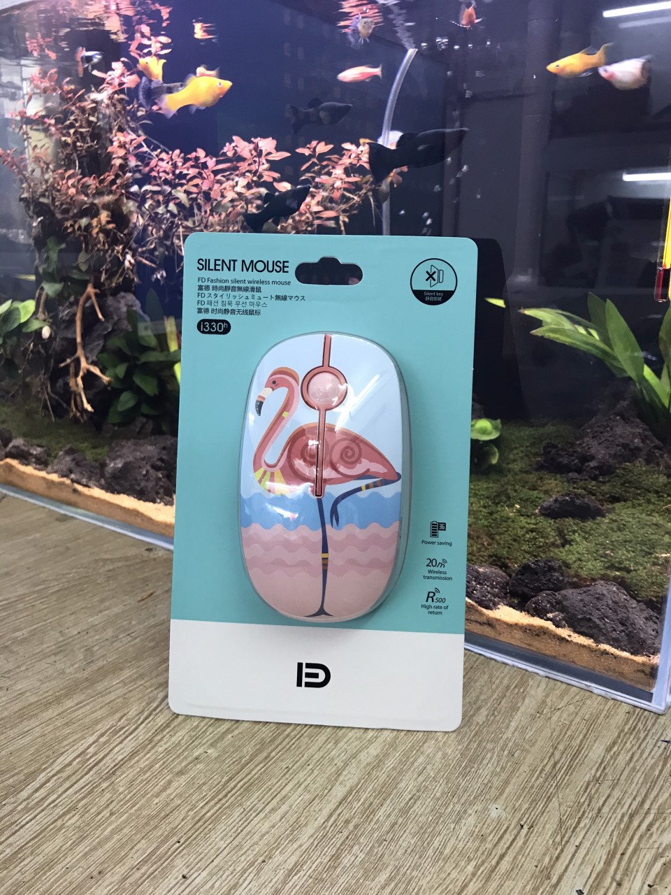 Chuột Không Dây Forter i330h Họa Tiết Độc Đáo Slient Mouse