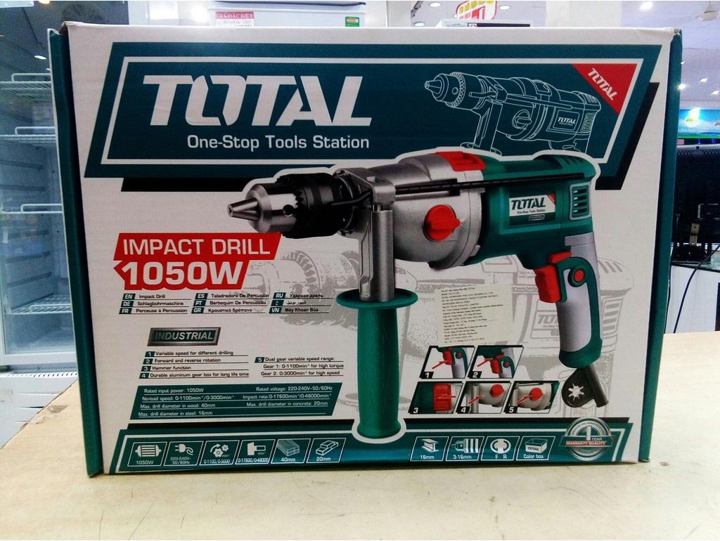 MÁY KHOAN BÚA TOTAL TG111165E