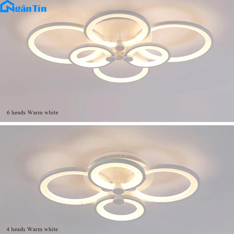 Đèn ốp trần hiện đại  MO-901/8 cánh