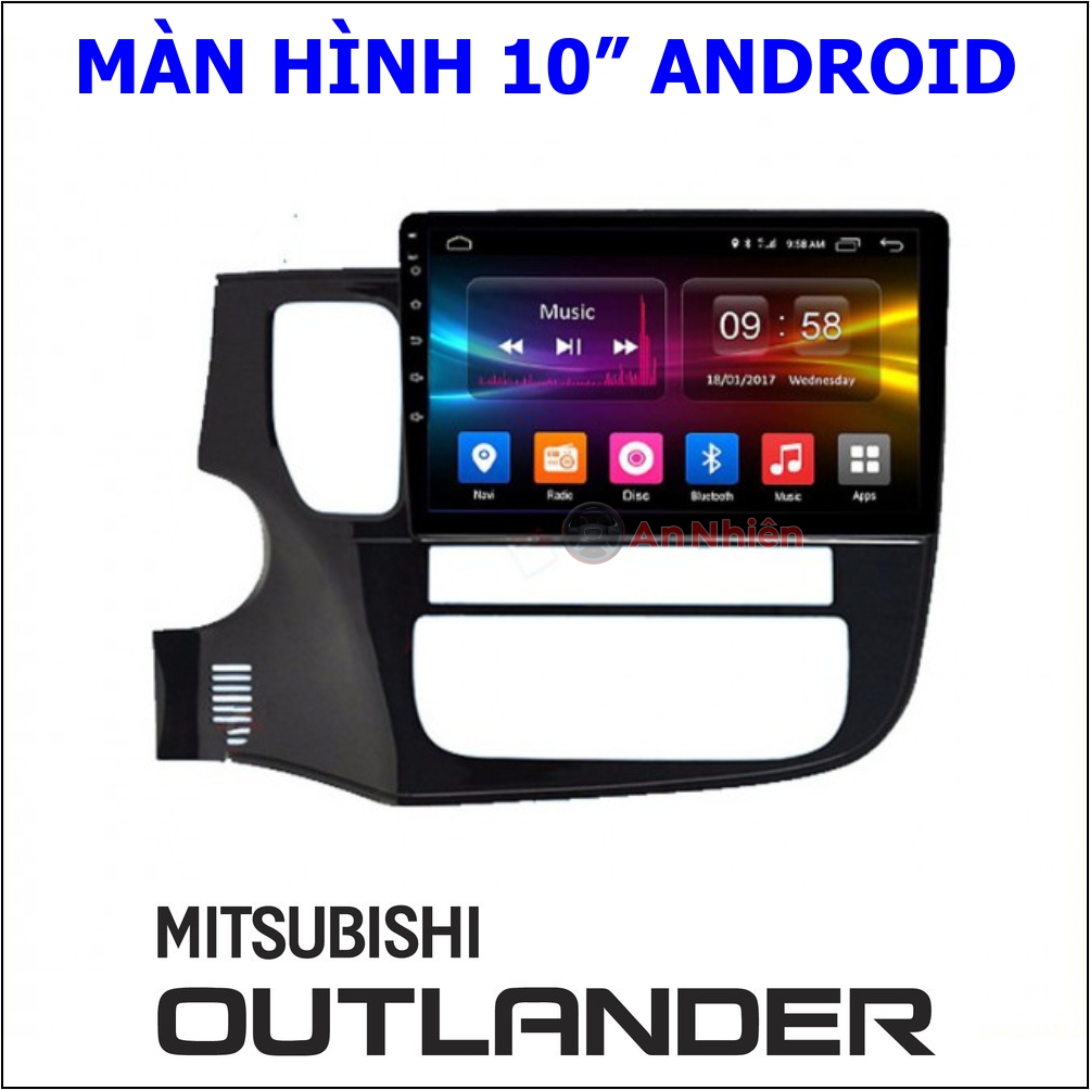 M N H Nh Android Inch Cho Xe Mitsubishi Outlander C Gps Ch Ng