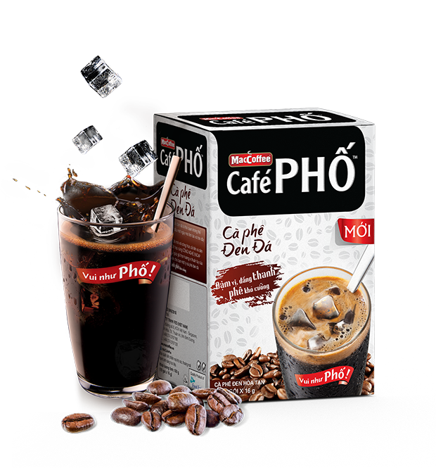 Cà phê Phố đen đá 160g