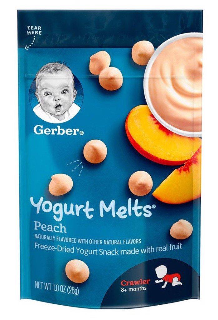 Sữa chua khô Gerber vị chuối, dâu