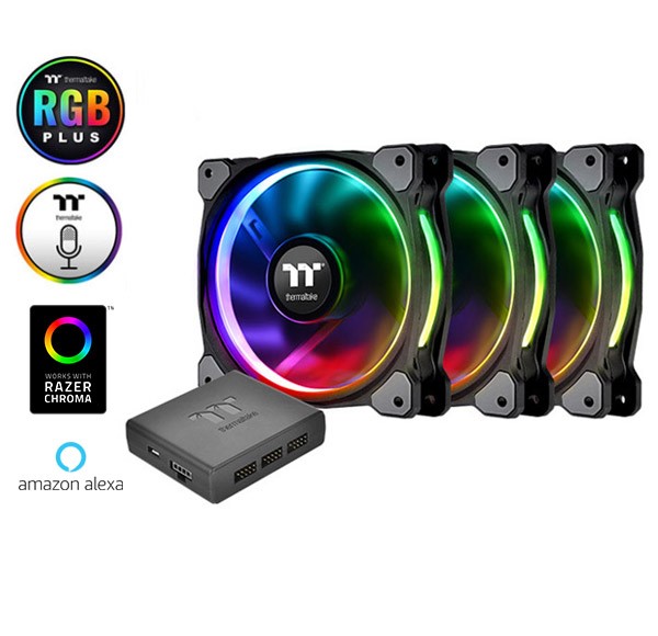 Quạt case Thermaltake Riing Plus 14 RGB Radiator Fan TT Premium Edition CL-F056-PL14SW-A