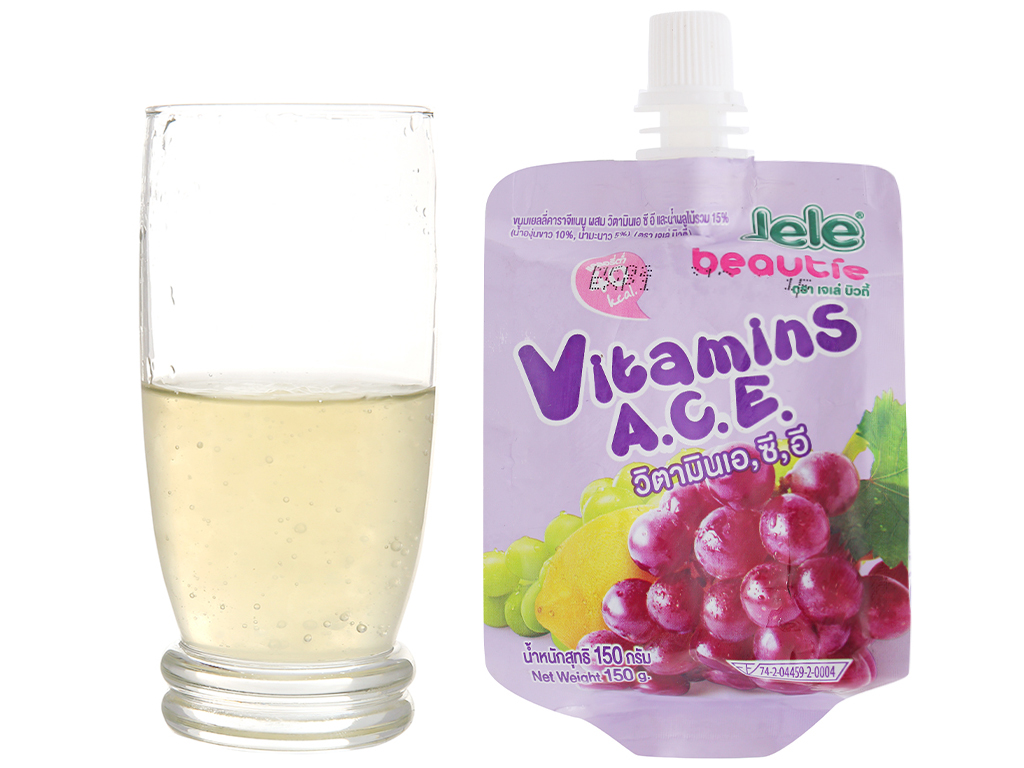 Nước Ép Trái Cây Jele Thạch Vitamin A, C, E 150G