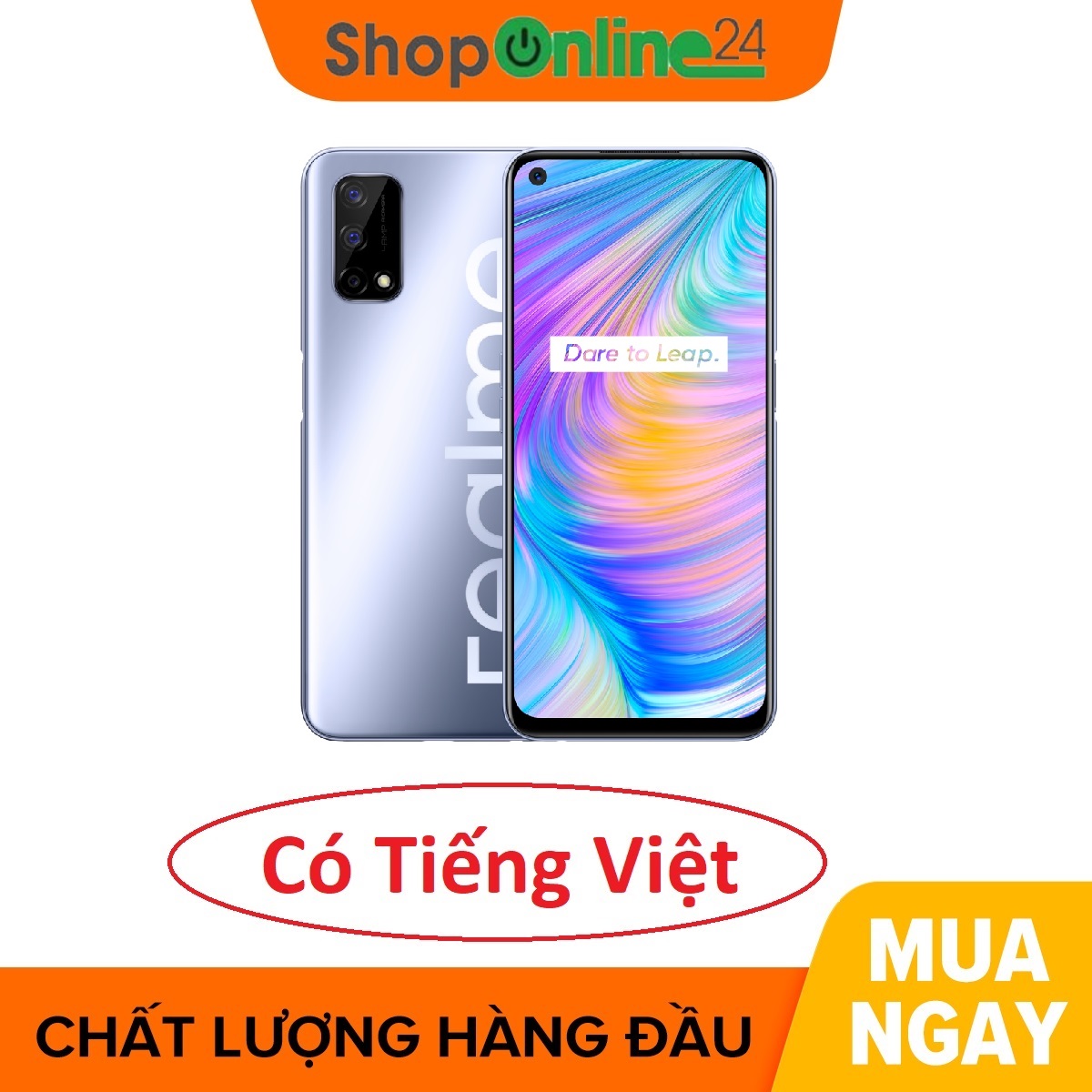 [Trả góp 0%]Điện thoại Realme Q2 6/128Gb - Hàng nhập khẩu