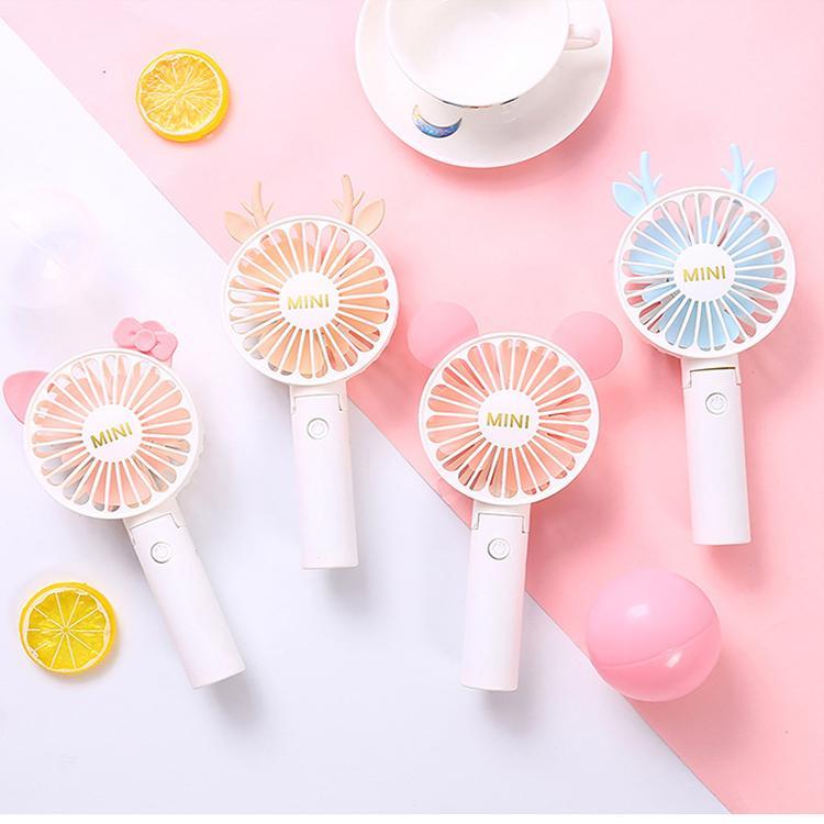 QUẠT MINI CẦM TAY HÌNH TAI THÚ 1760