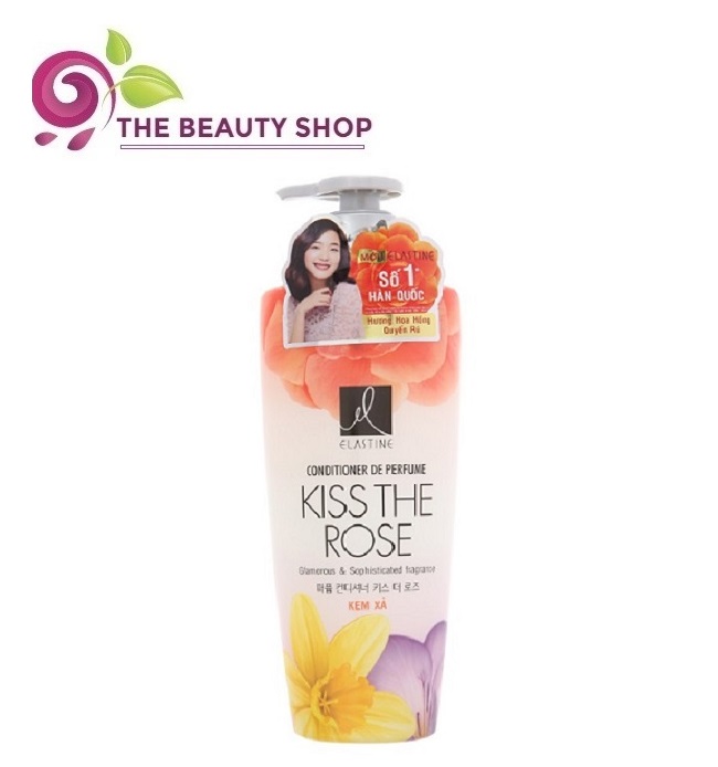 Kem Xả Nước Hoa Elastine De Perfume Kiss The Rose 600 ml