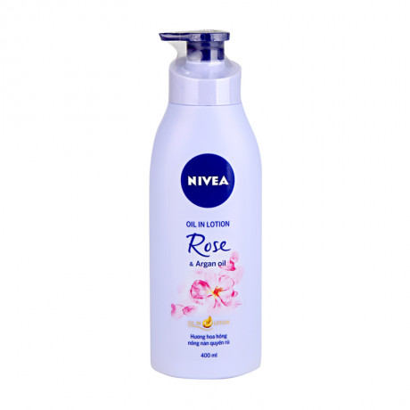 Sữa Dưỡng Thể Hương Hoa Hồng Nivea Rose & Argan Oil 400ml