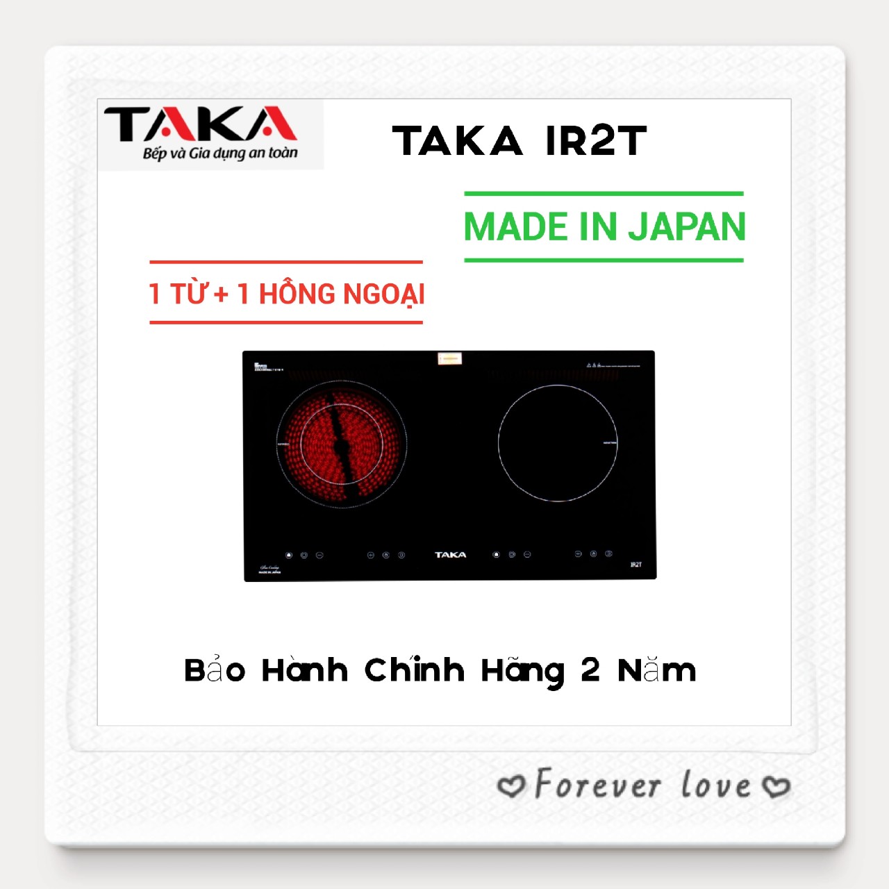 Bếp từ hồng ngoại Taka IR2T