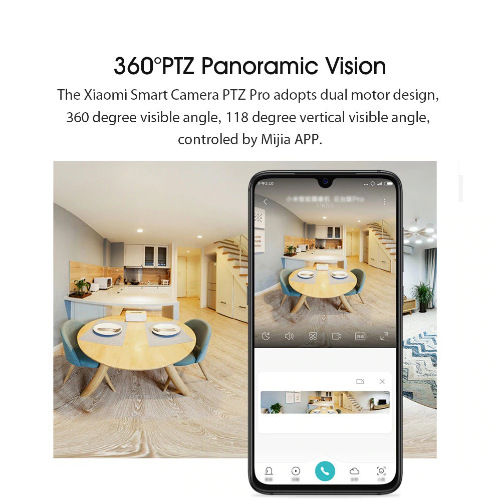 Camera thông minh Xiaomi PTZ Pro 2K