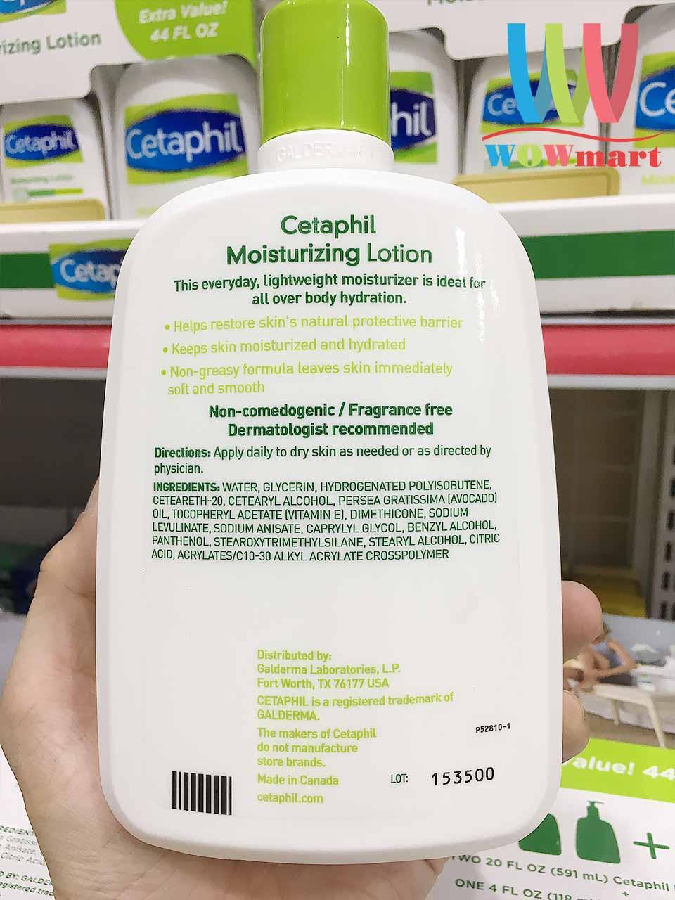 Sữa dưỡng ẩm toàn thân Cetaphil Lotion 591ml