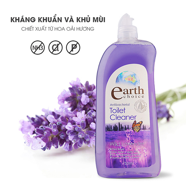 Nước Tẩy Rửa Toilet Earth Choice Hương Lavender