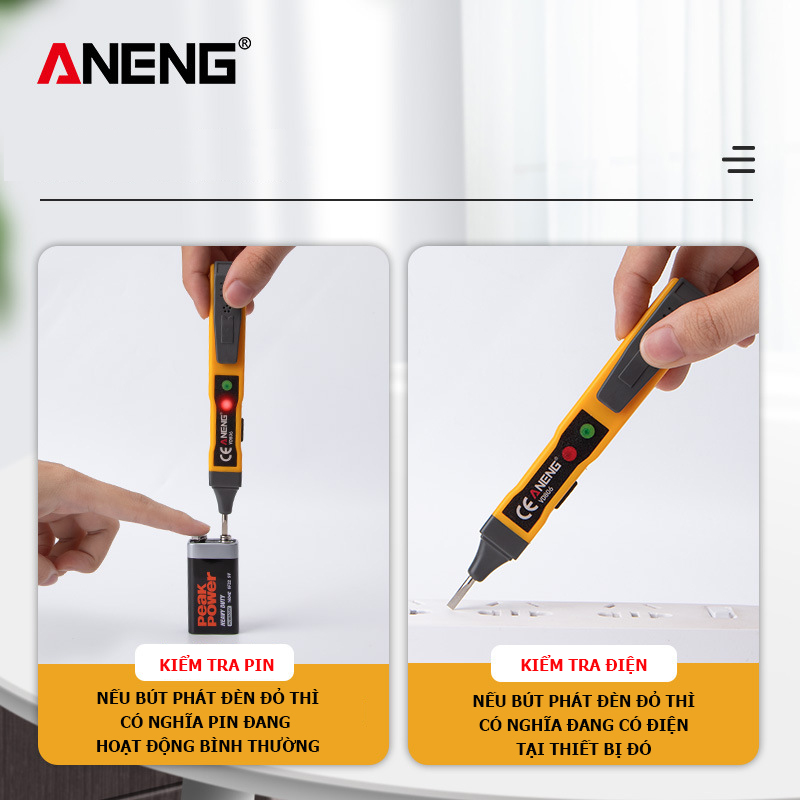 BÚT THỬ ĐIỆN CẢM ỨNG ANENG VD806