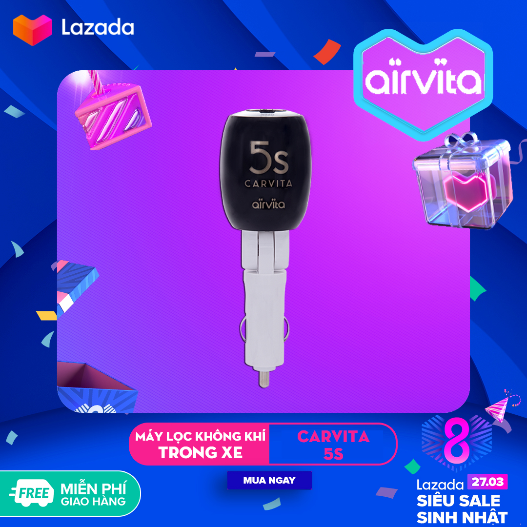 MÁY LỌC KHÔNG KHÍ TRONG XE AIRVITA CARVITA 5S