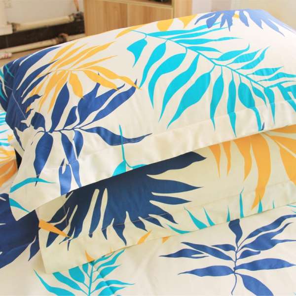 300 Satin Vải Dệt Bằng Tơ 100% Cotton Vỏ Gối Hoa In Giản Lược Duy Nhất 48*74 Cm Bộ Ruột Gối Gối Vỏ Bọc Một Cặp