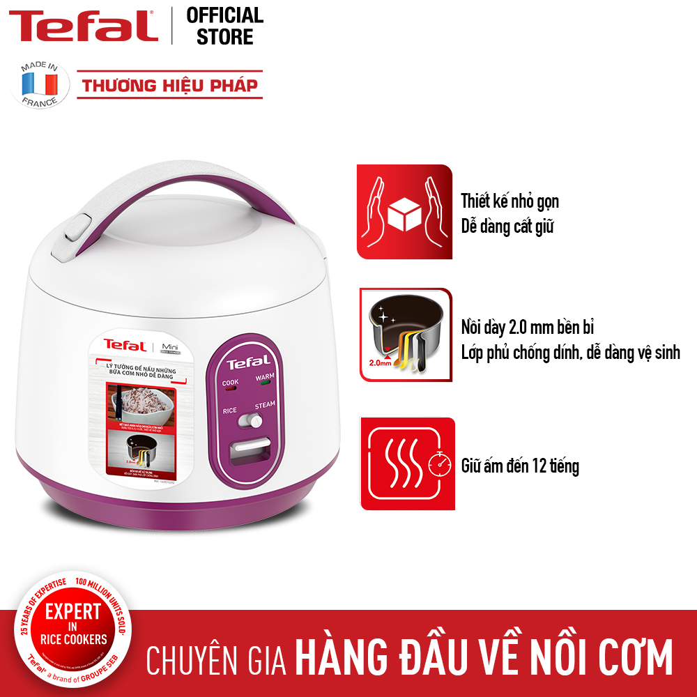 Nồi cơm điện cơ Tefal RK224168 - 0.7L