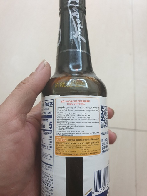 Nước sốt Worcestershire Crystal 295ml
