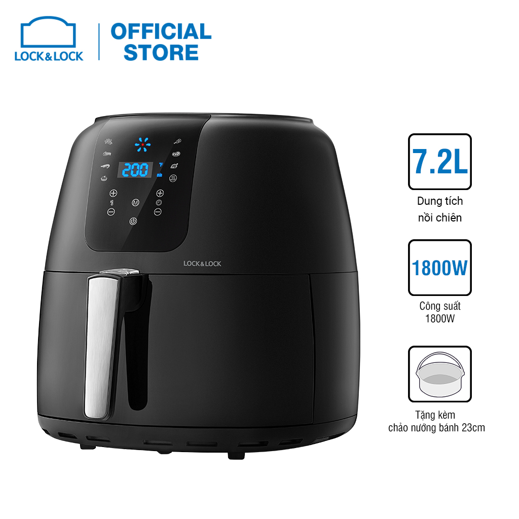 Nồi chiên không dầu Lock&Lock EJF296BLK