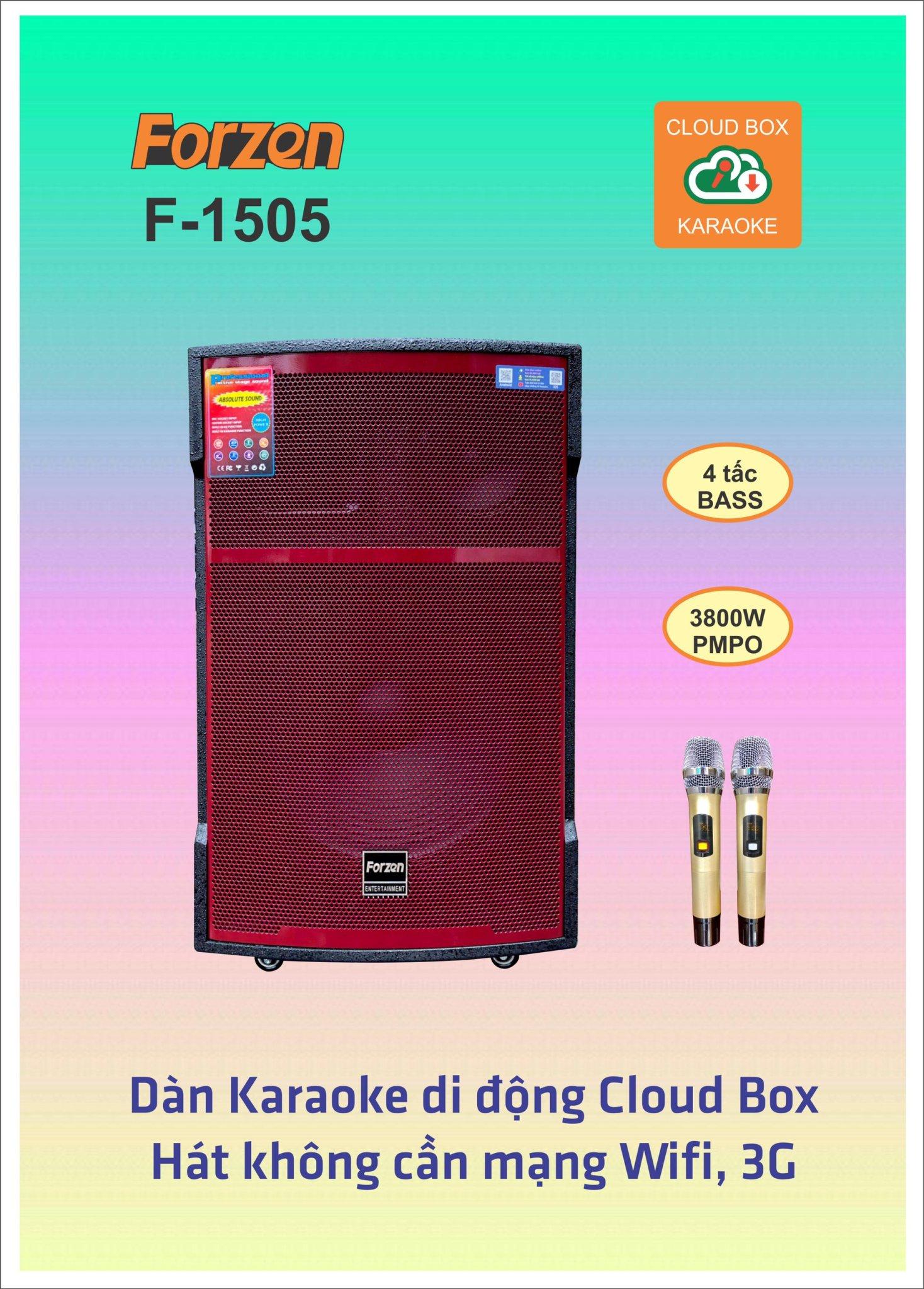 Loa karaoke Forzen F-1505