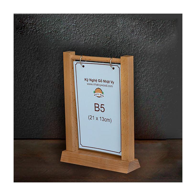 GIÁ ĐỂ MENU NHATVYWOOD A5-NV5106