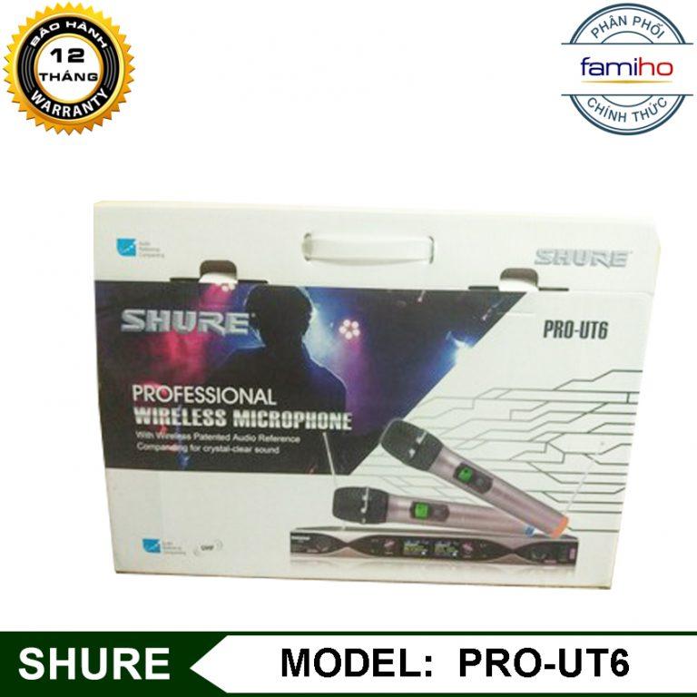 Micro Không Dây Shure Pro UT6
