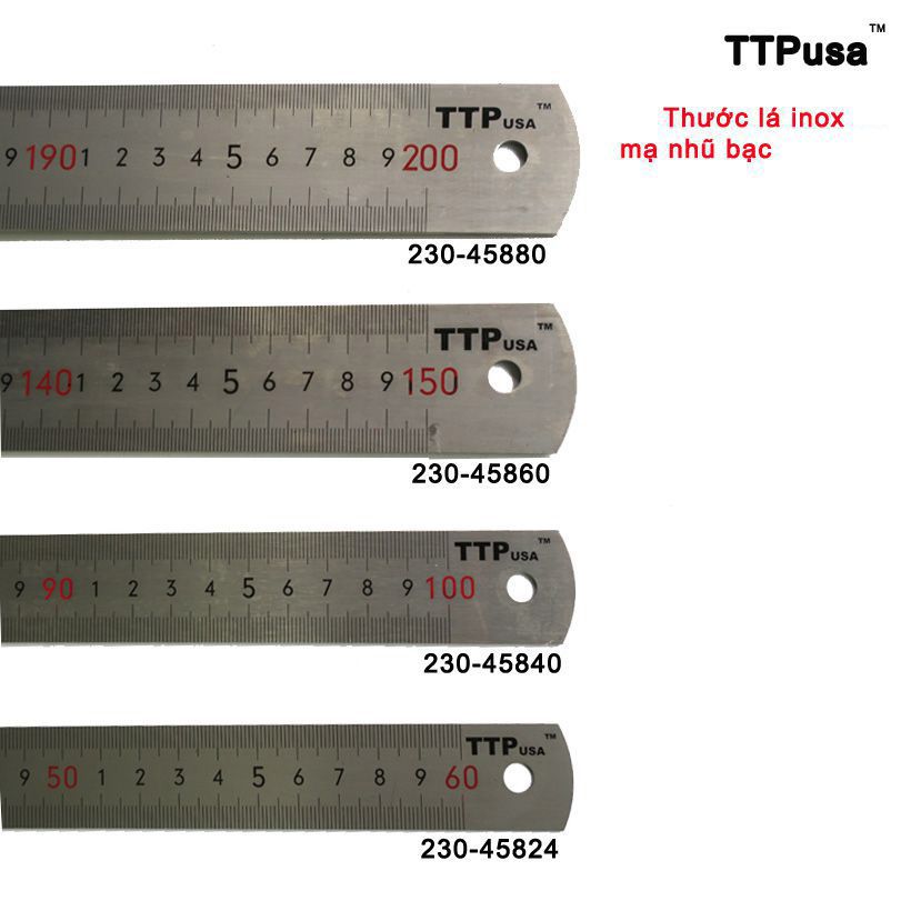 Thước lá inox TTP USA 230-45812