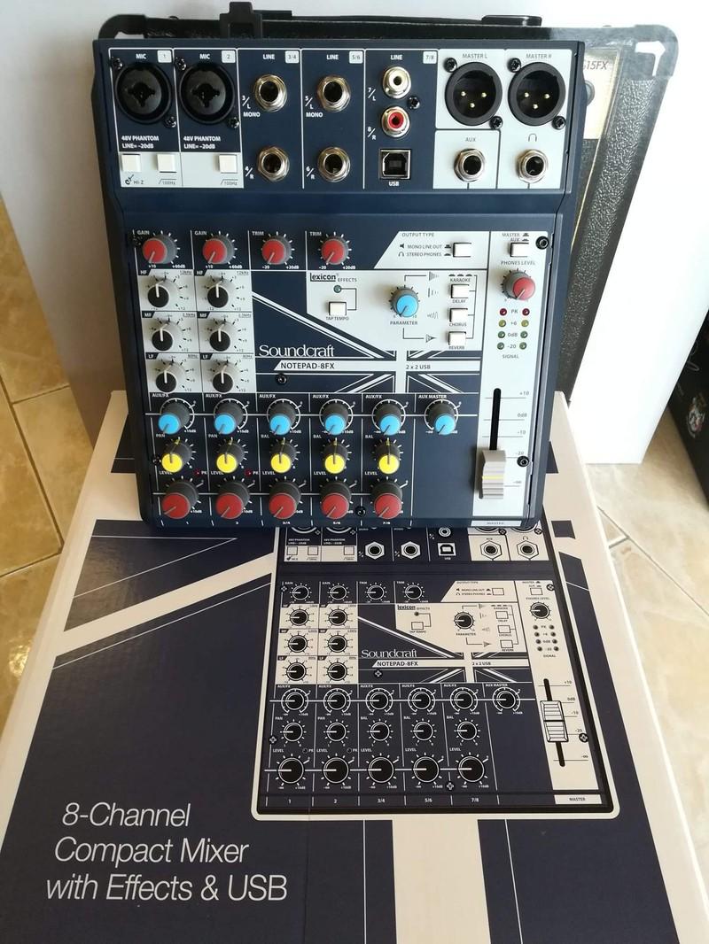 Mixer Soundcraft Notepad-8FX