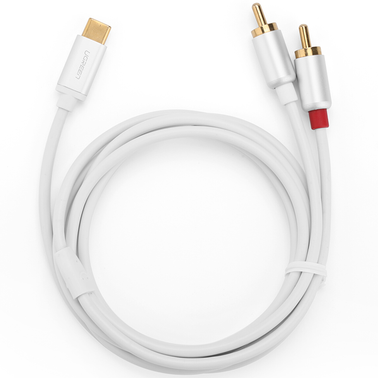 Cáp chuyển đổi USB type-C sang 2 đầu RCA UGREEN 30735