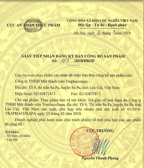 Trà Giảo Cổ Lam Traphaco Sapa