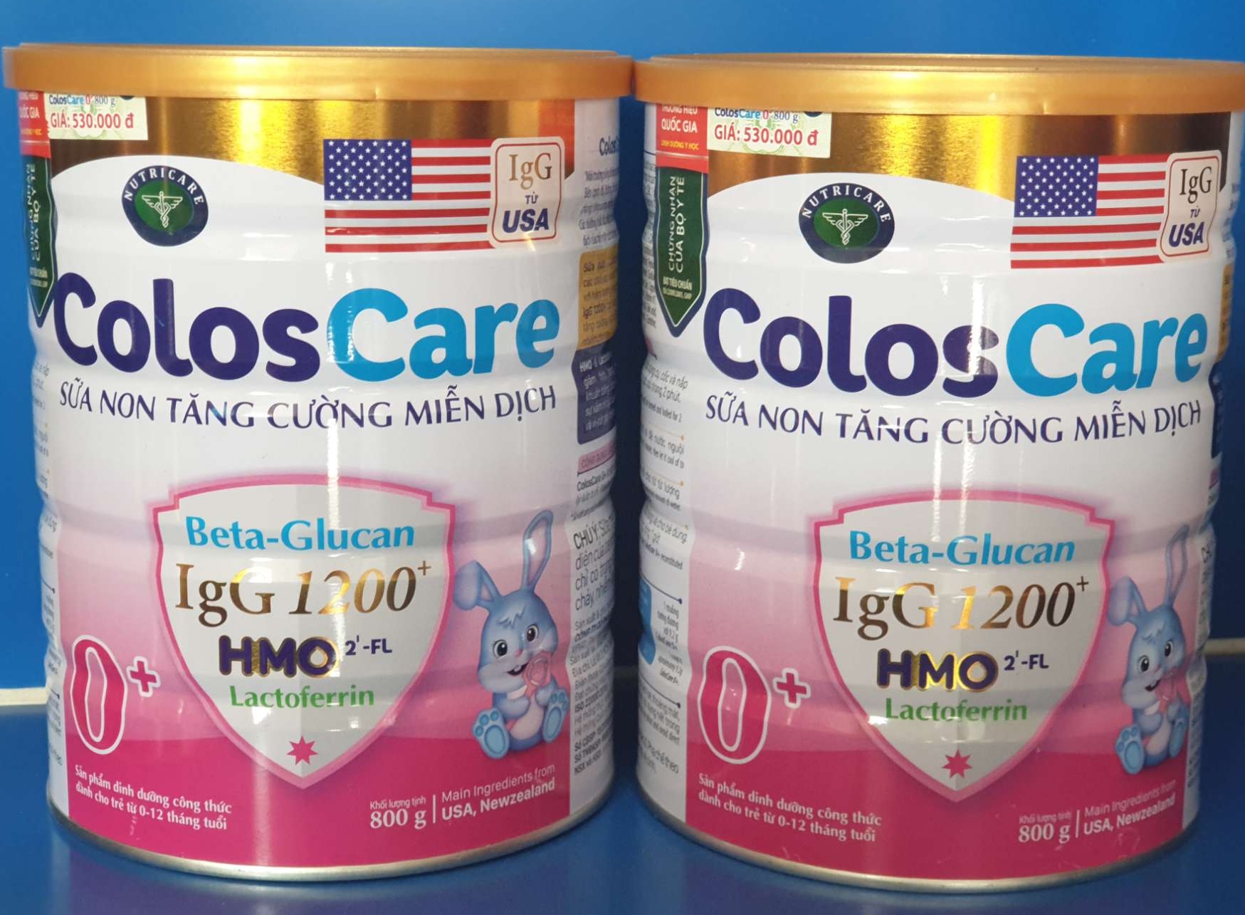 Sữa bột ColosCare 0+ (cho trẻ từ 0-12 tháng) 800g combo 2 hộp