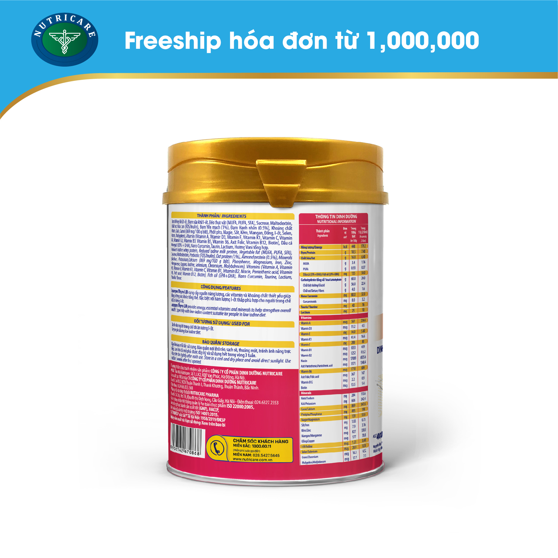 Sữa Lean Pro 10+ 900g