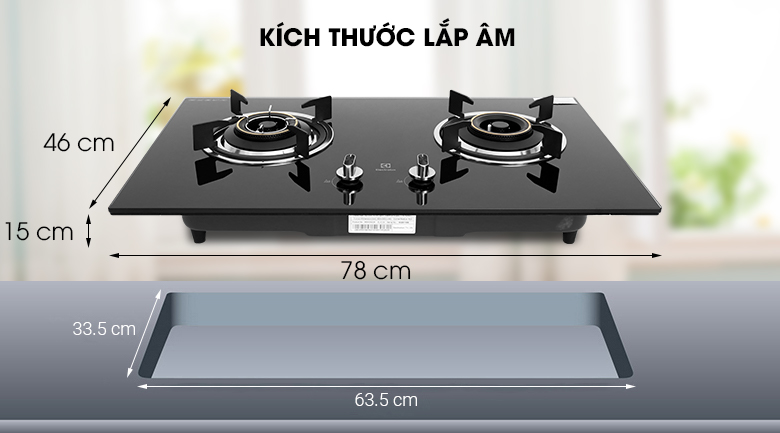 Bếp gas Electrolux EHG723BA