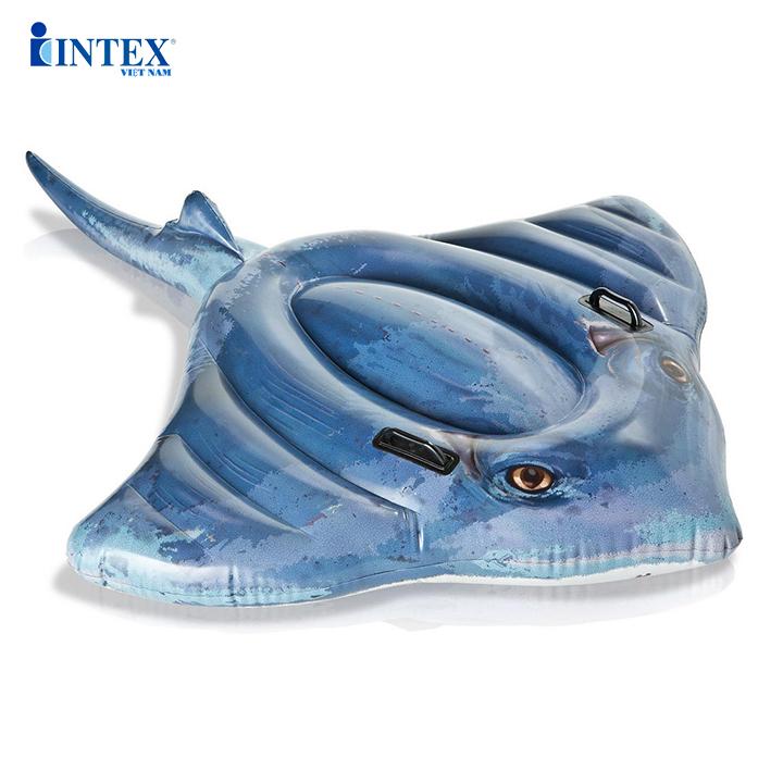 PHAO BƠI HÌNH CÁ ĐUỐI INTEX 57550