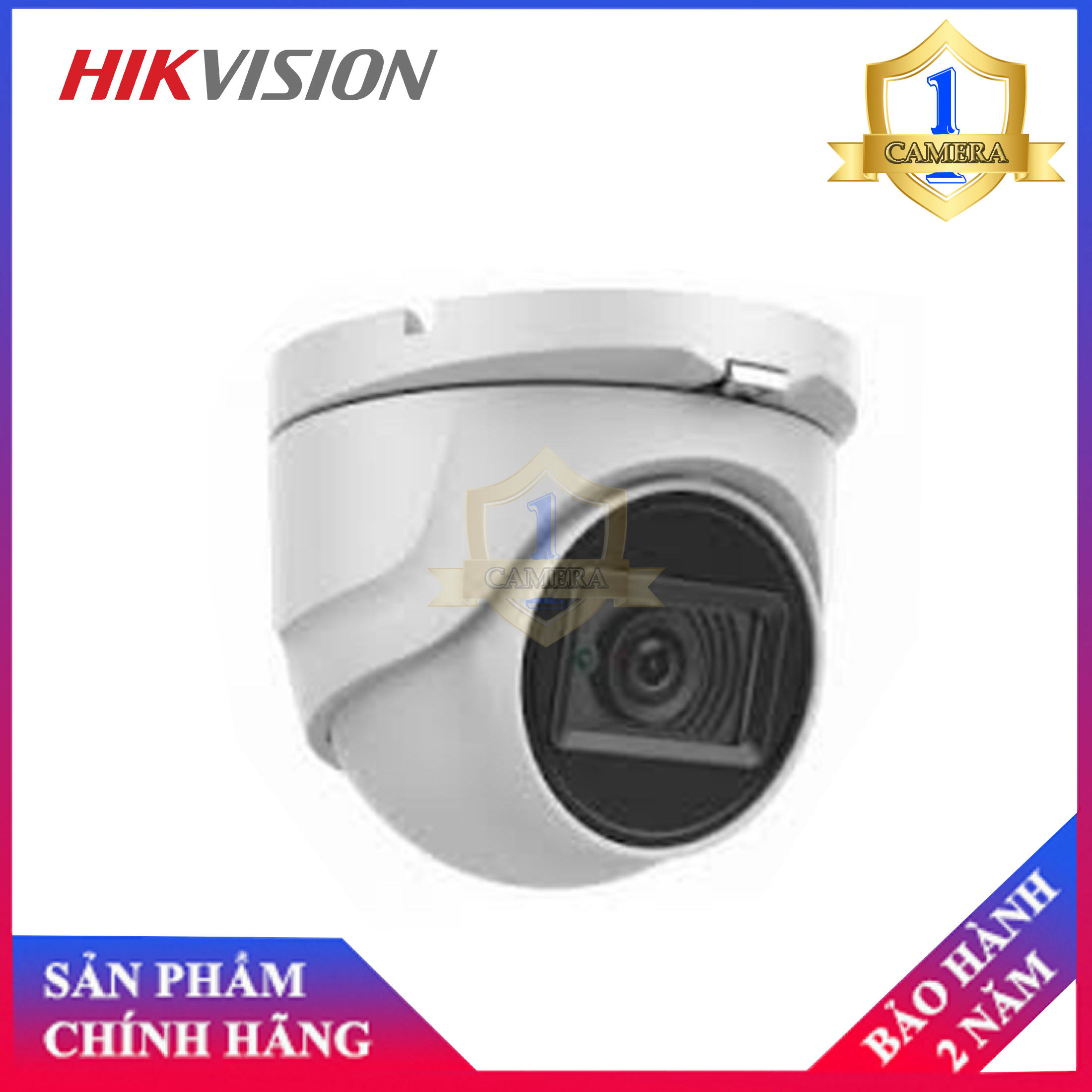 Camera Dome 4 in 1 Hikvision DS-2CE76U1T-ITPF - 8.3MP