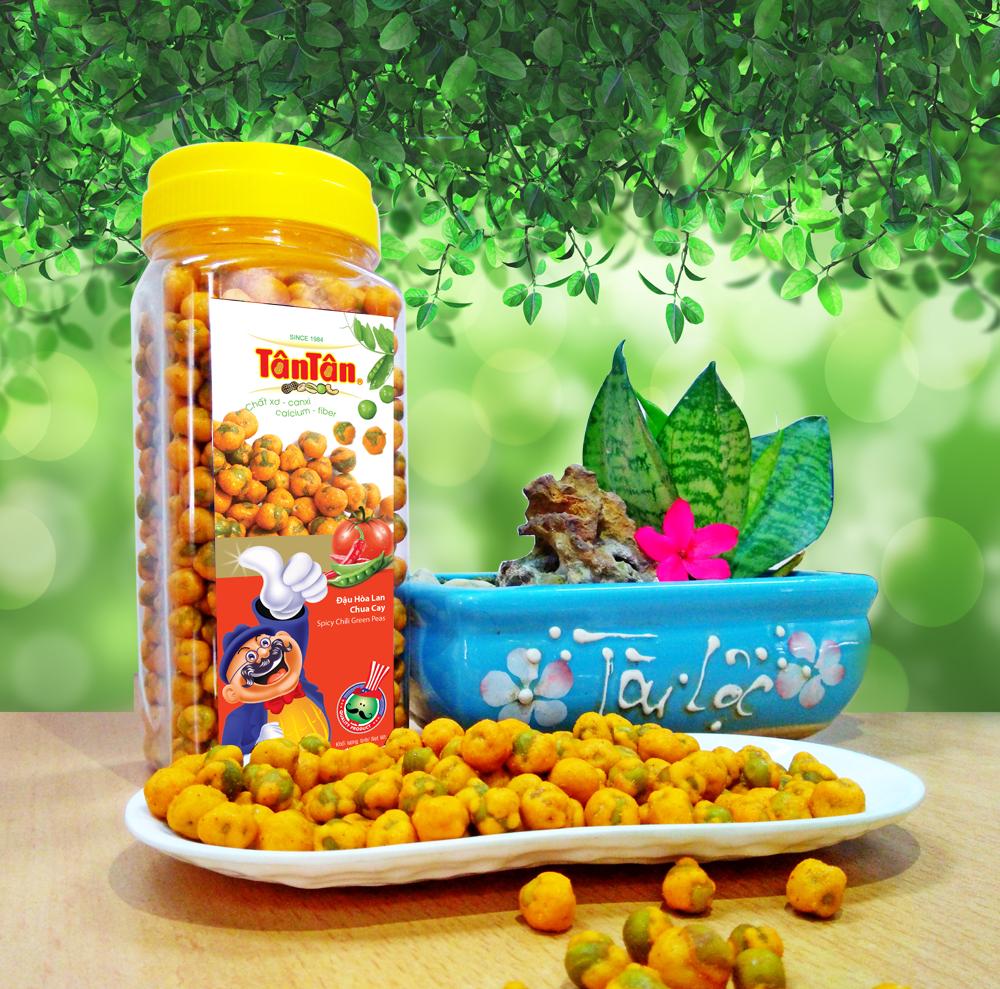Đậu Hoà Lan chua cay Tân Tân hũ 190g