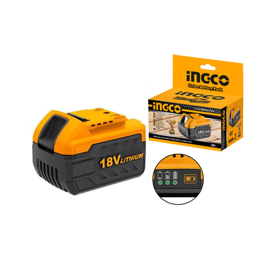 Pin Lithium-ion 18V hiệu INGCO BATLI228180