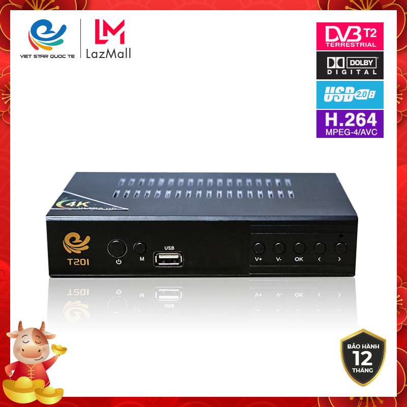 Đầu thu DVB T2 Telebox T201 (T-201)