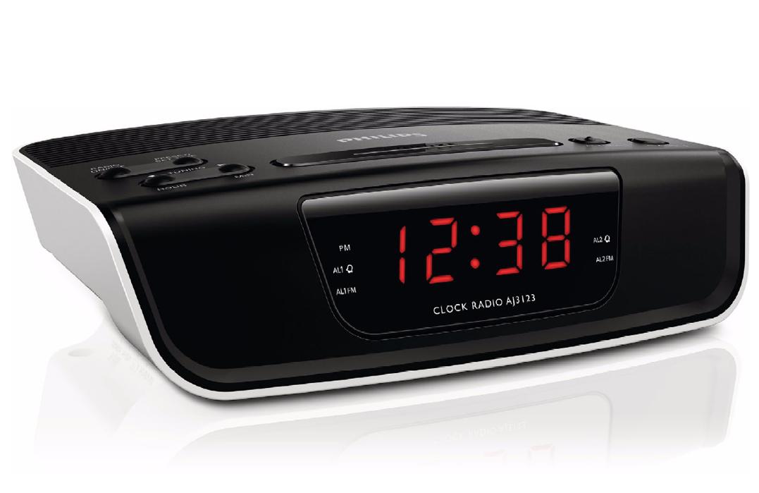 Đài radio đồng hồ báo thức Philips AJ-3123